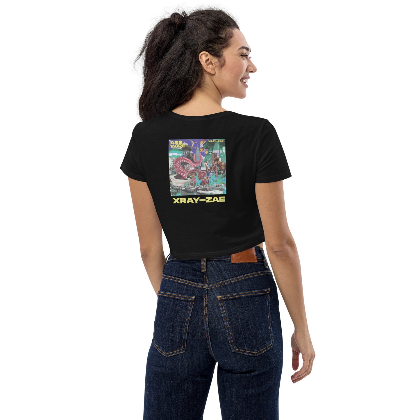 A$$ WIPE Womens Crop Top