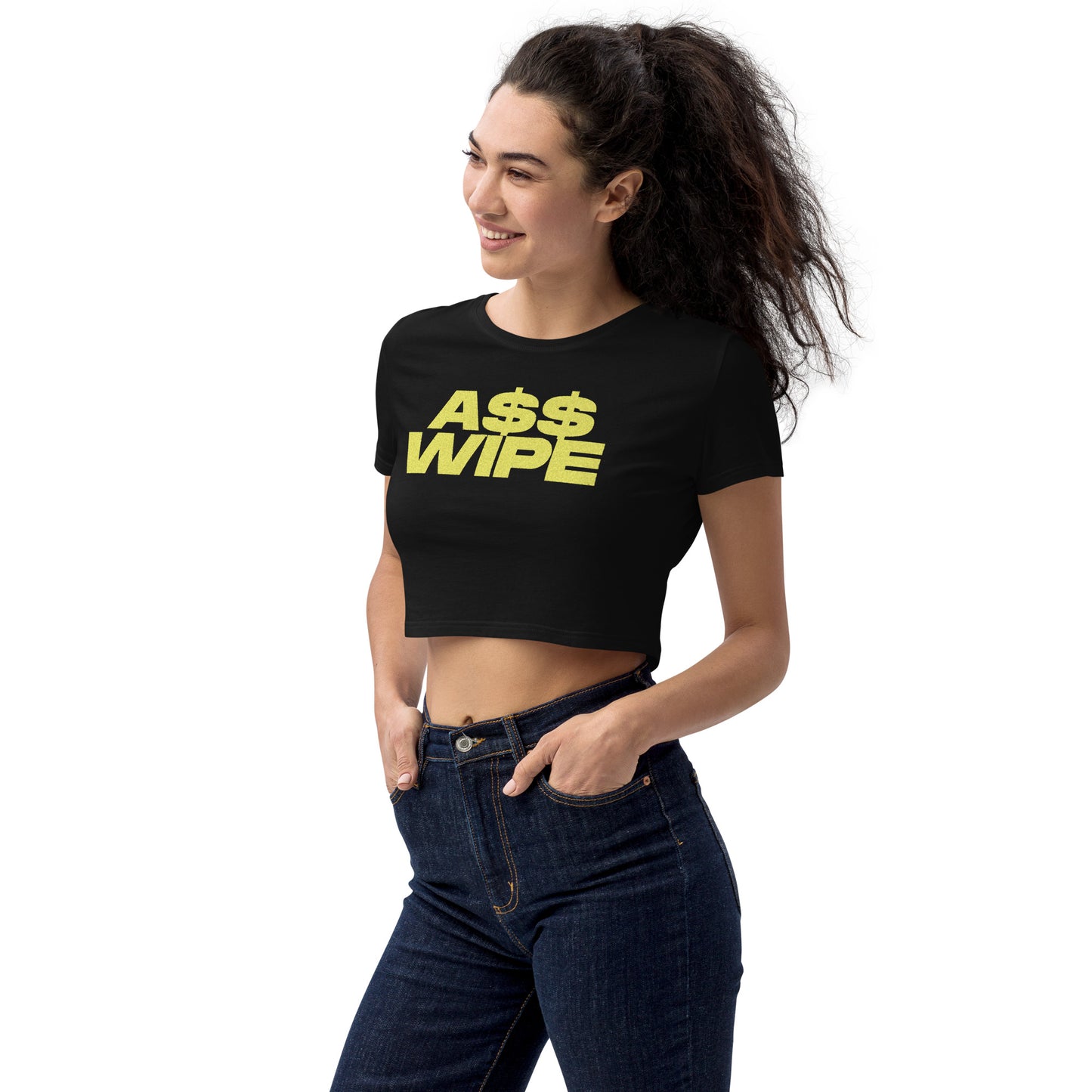 A$$ WIPE Womens Crop Top